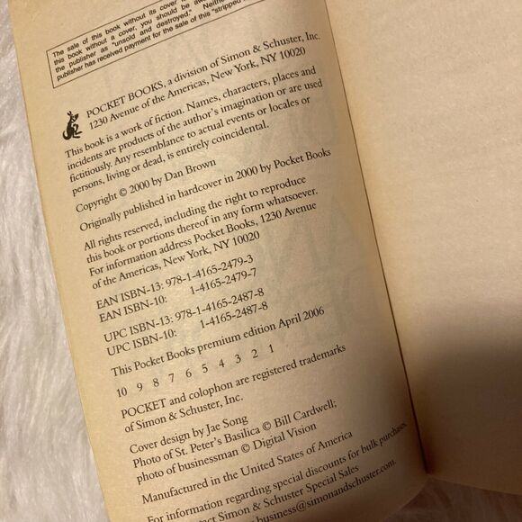 Angels and Demons & The Da Vinci Code by Dan Brown Book Novels Bundle Of 2 - Picture 9 of 9